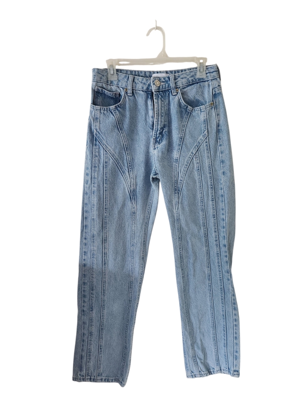 Zara High Waisted Blue Jeans
